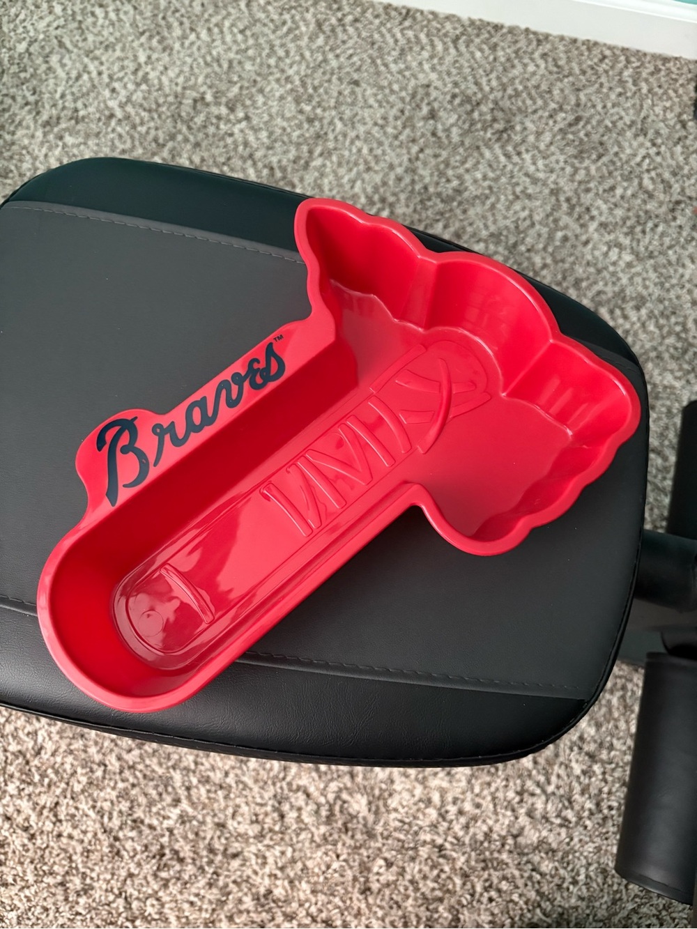 Atlanta Braves Plastic Tomahawk Bowl